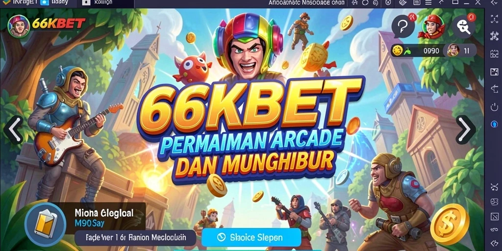 Tampilan gameplay seru dan penuh aksi di 66KBET.
