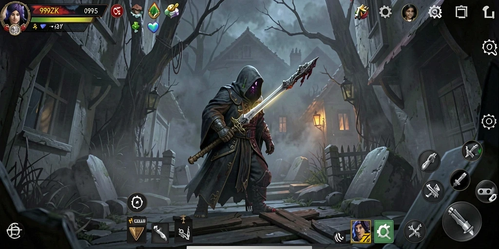 Gameplay 999ZK yang menegangkan di tengah kegelapan.