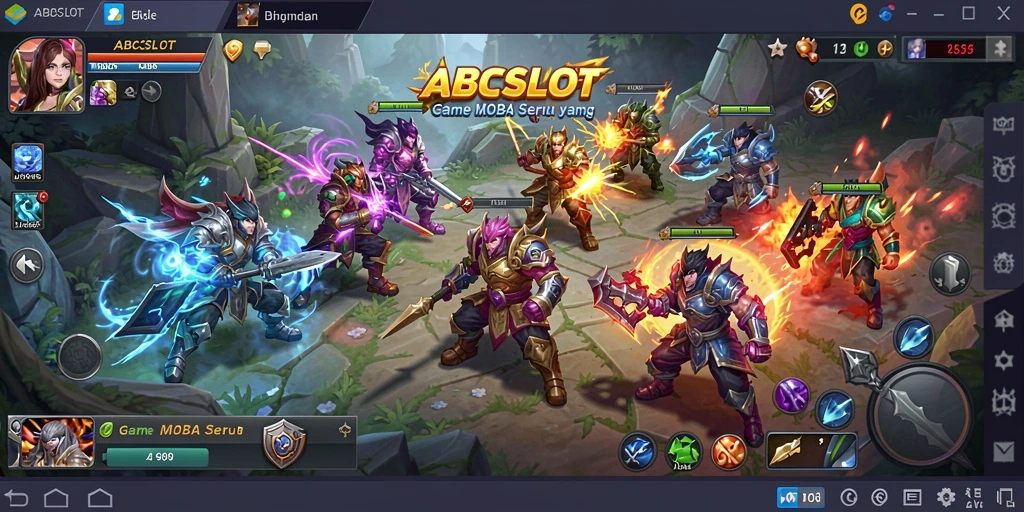 Tampilan gameplay seru dari ABCSLOT dengan aksi pertempuran mengesankan.