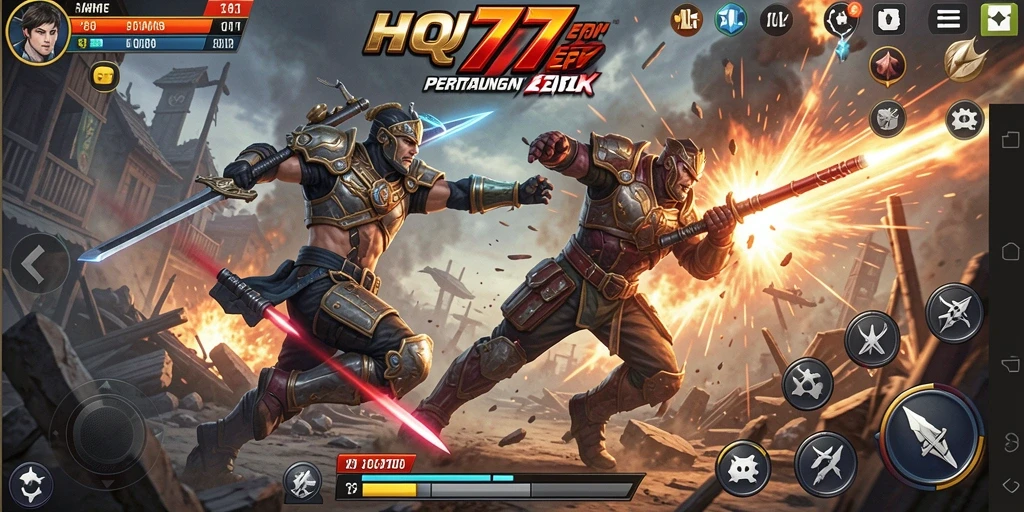 Gameplay seru dan intens dalam HQ777 yang membuat adrenalin meningkat.