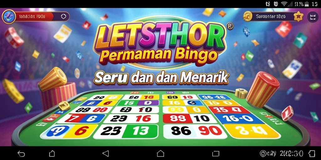 Tampilan gameplay seru saat bermain Bingo di LETSTHOR.