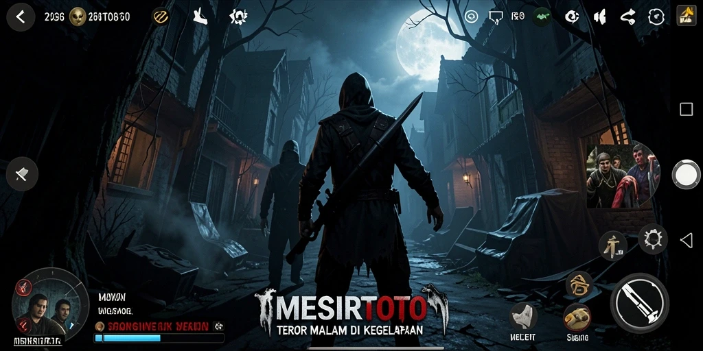 Gameplay menegangkan di MESIRTOTO yang menampilkan momen mencekam.