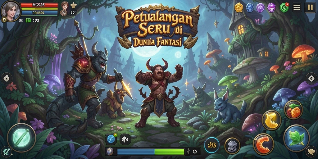 Gameplay MG525 yang menarik dengan petualangan seru.