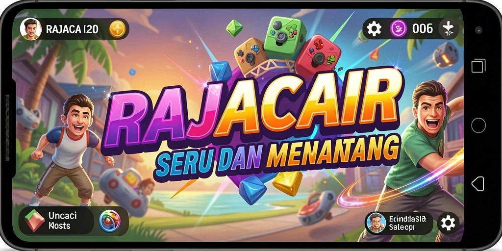 Tampilan gameplay seru RAJACAIR dengan tantangan Arcade.
