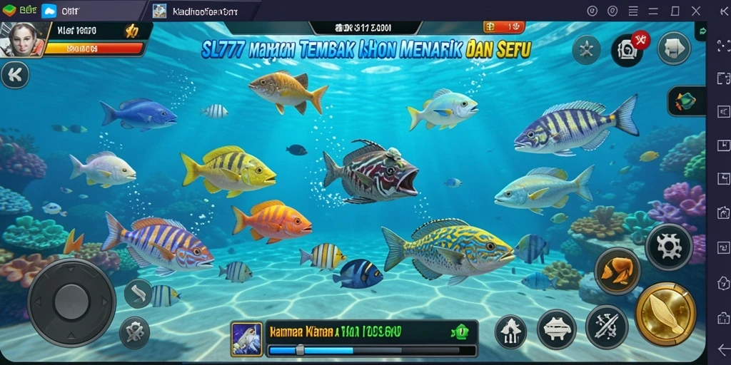 Screenshot permainan memukau dari gameplay Tembak Ikan di SL777.
