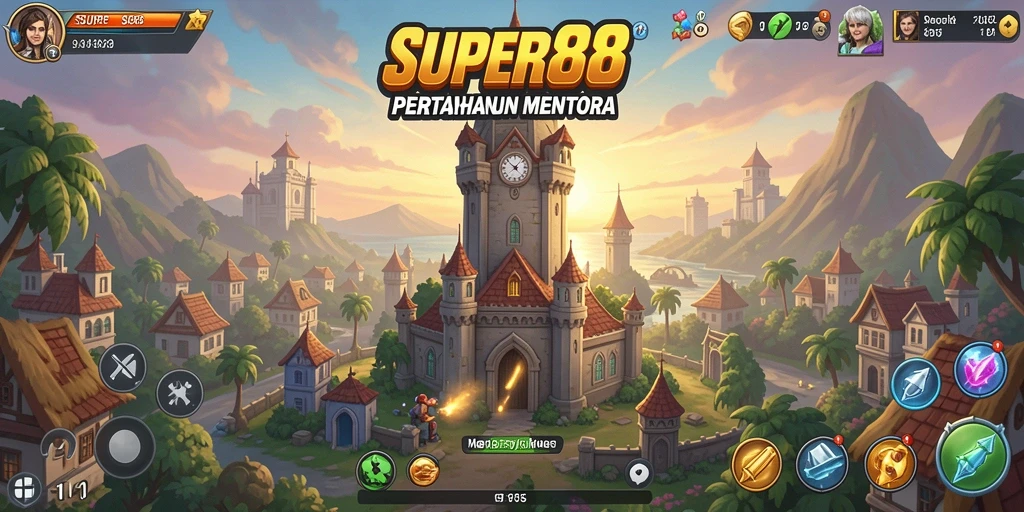 Tampilan gameplay SUPER88 yang seru dan menegangkan.
